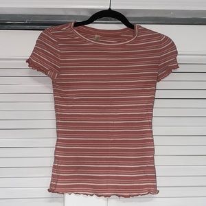 aeropostale striped baby tee